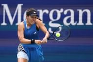 Jessica Pegula in action at the US Open